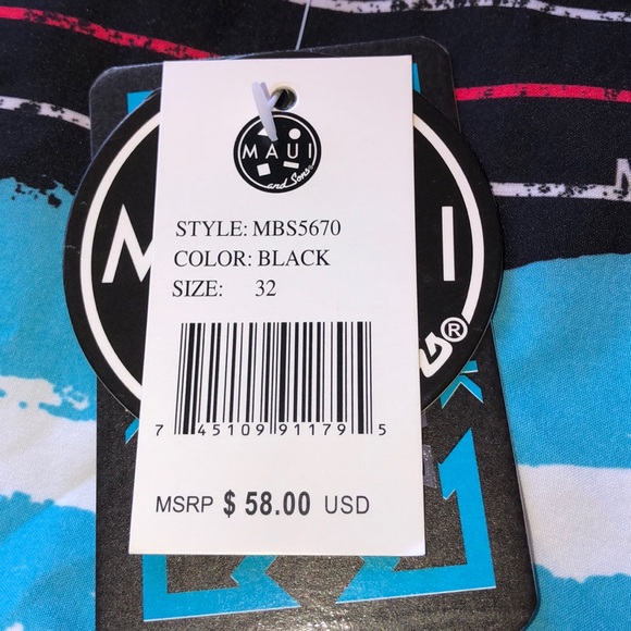 NWT🔥Maui And Sons Swim Trunks - Picture 7 of 8